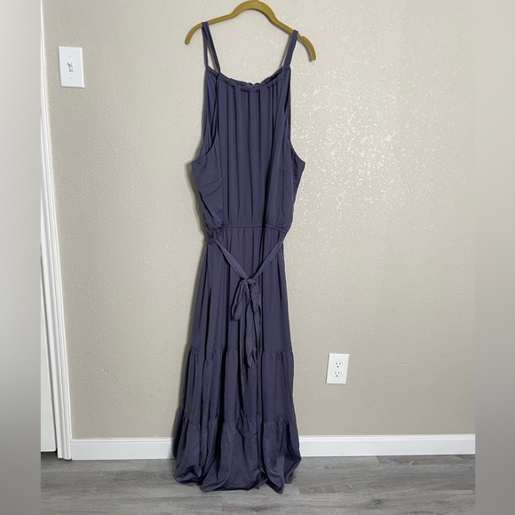 City Chic Iconic Dress in Dusty Lilac Tiered XL/22 - Picture 7 of 7